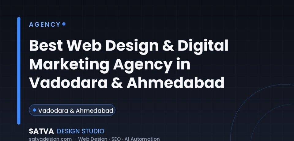 Satva Design Studio web design and digital marketing agency in Vadodara and Ahmedabad