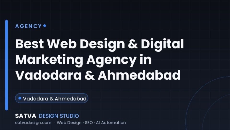 Satva Design Studio web design and digital marketing agency in Vadodara and Ahmedabad