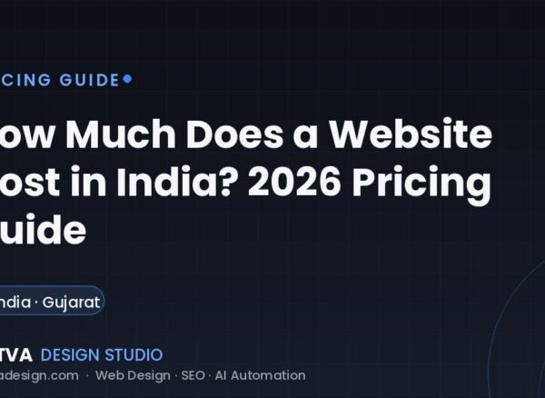 How much a website costs in India — 2026 pricing guide by Satva Design Studio
